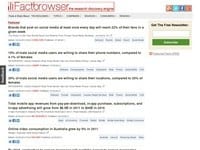 FactBrowser. Moteur de recherche d etudes et de statistiques.