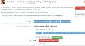 Programmation reposts