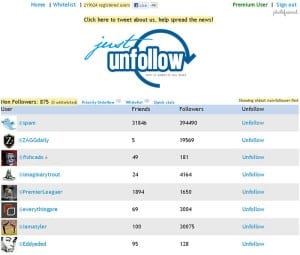 JustUnfollow