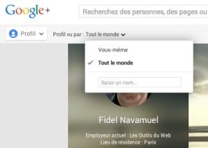 Profil Google Plus