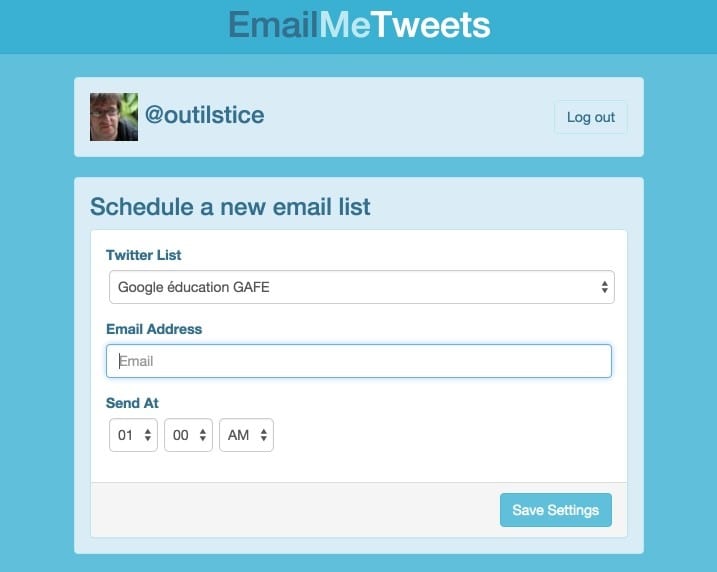 EmailMETweets