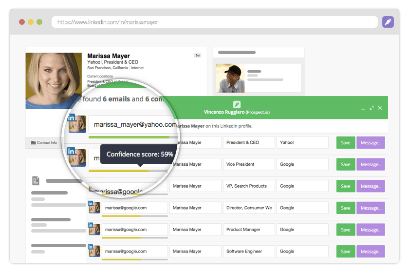 prospecter linkedin