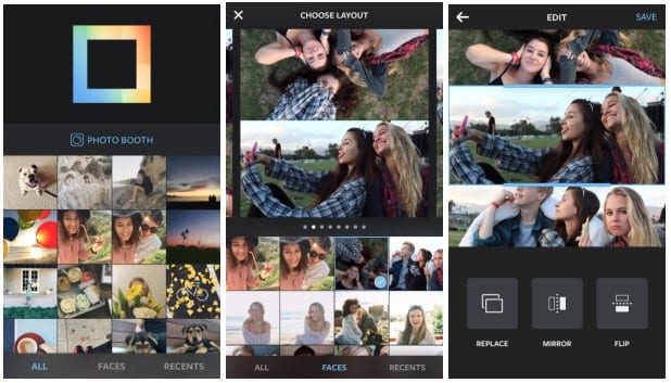 Layout Instagram