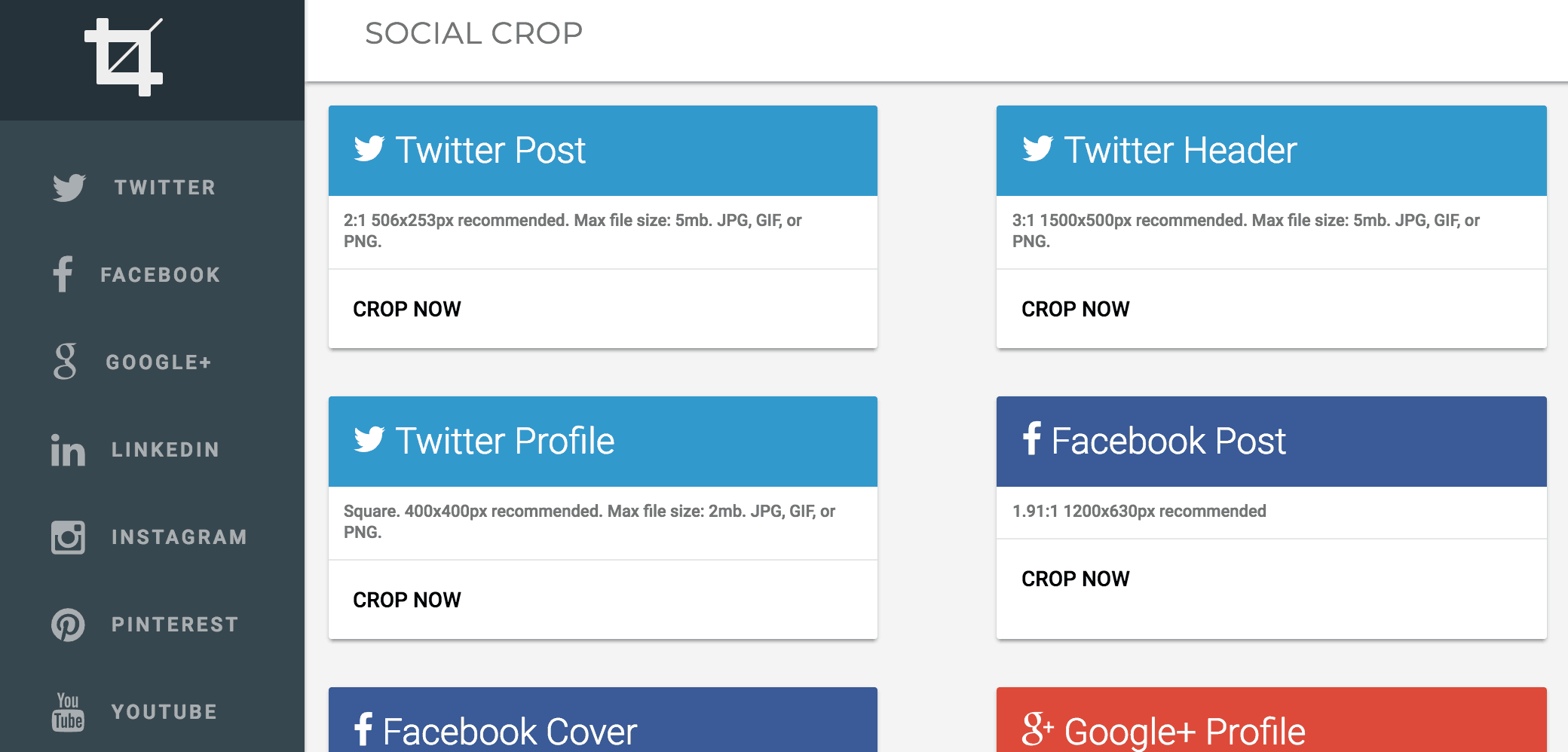 social Crop