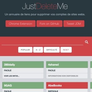 supprimer ses comptes