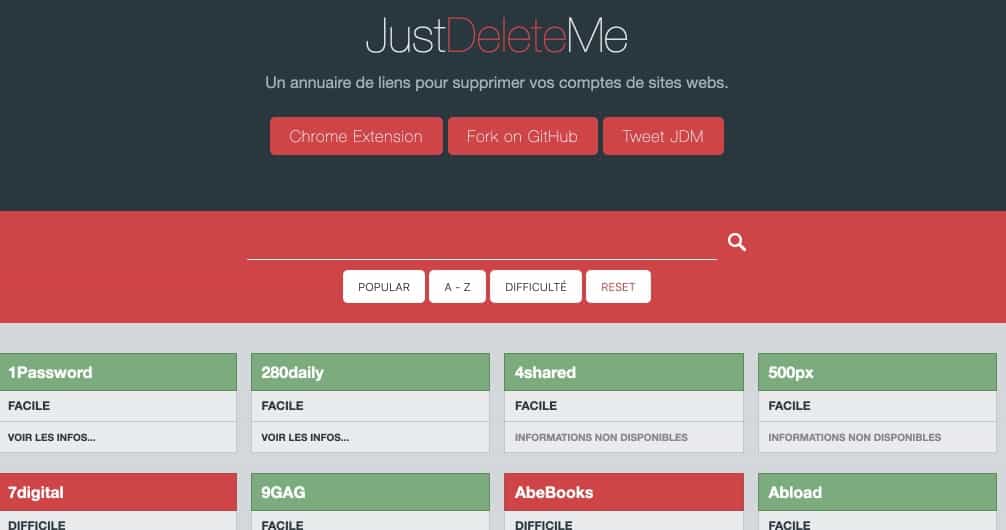 supprimer ses comptes