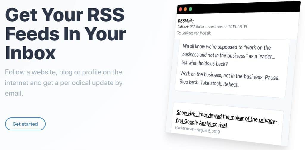 mail fils rss