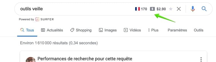 Trouver des mots clés