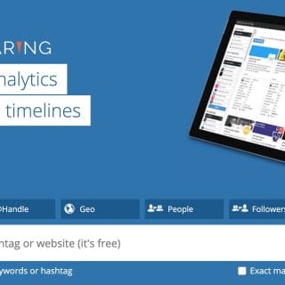 Page d'accueil de Social Bearing