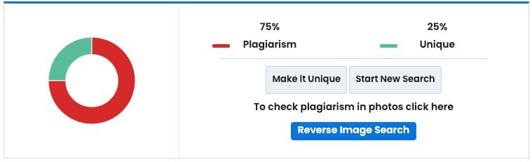 Détecter contenu unique