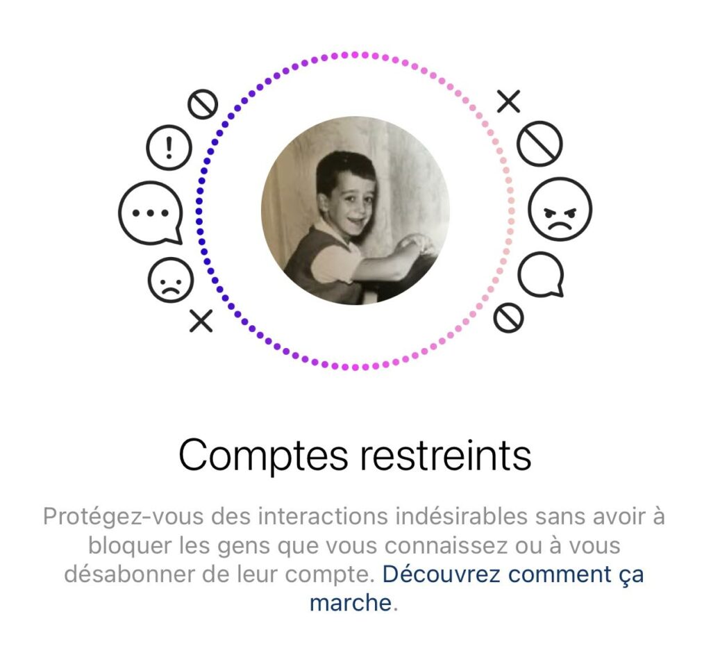 harcèlement sur Instagram