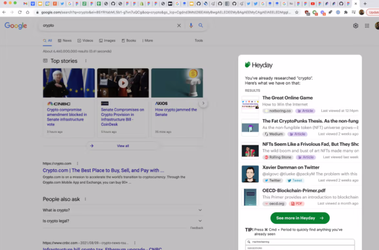 recherche web