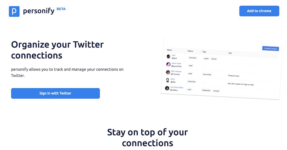 CRM Pour Twitter