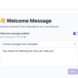 Hivoe automatise messages privés Twitter