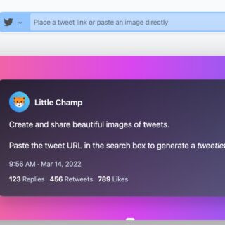Tweetlet