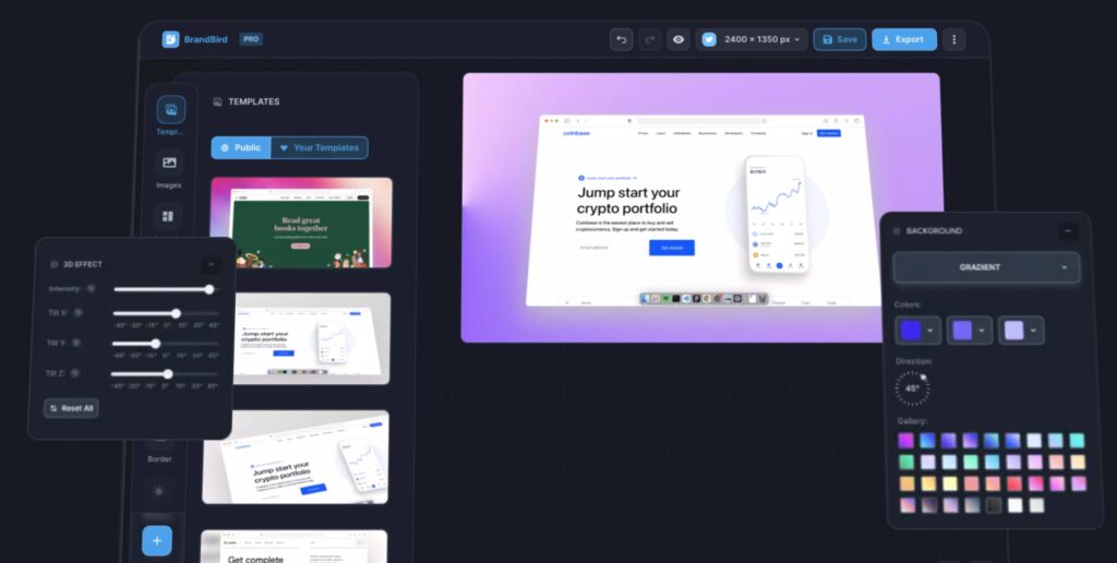 Outil pour personnaliser captures d"écran pour les réseaux sociaux