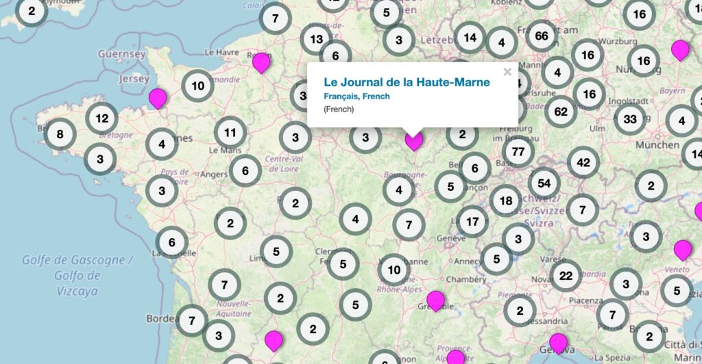 Annuaire des journaux à travers le monde