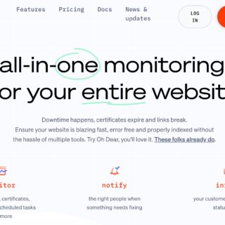 monitoring de sites web
