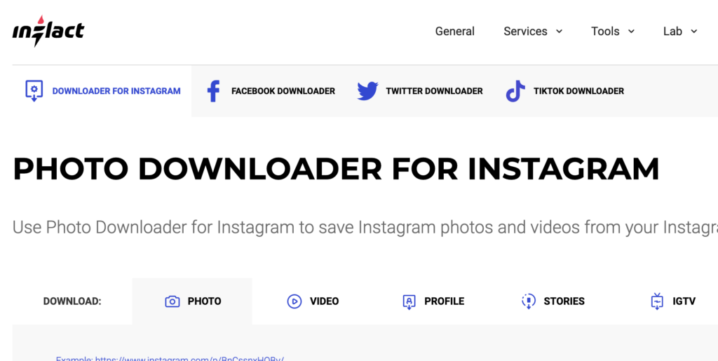 télécharger videos depuis Instagram