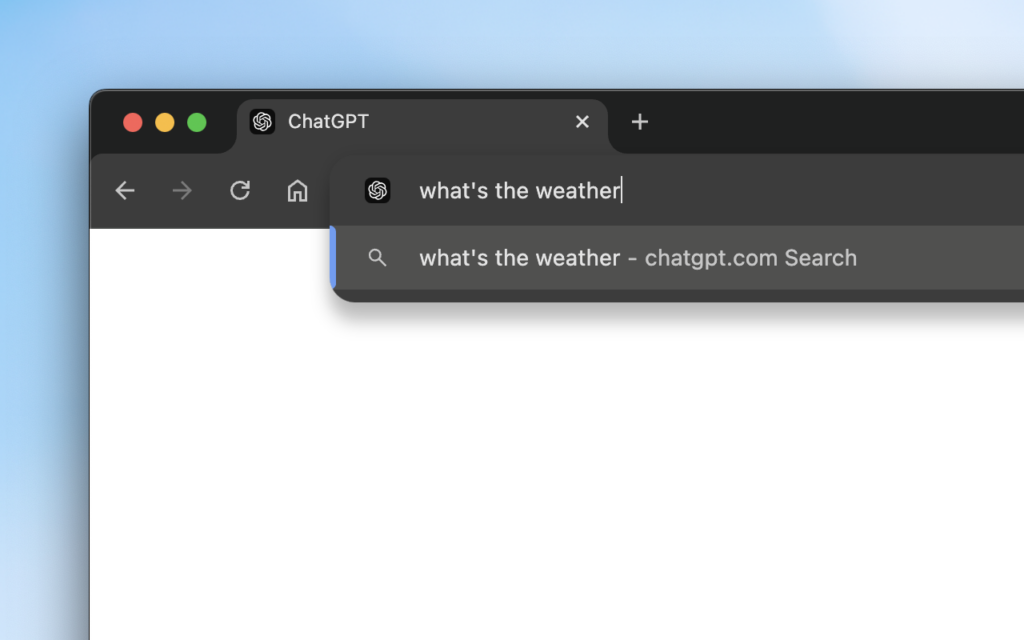 chatgpt search extension chrome